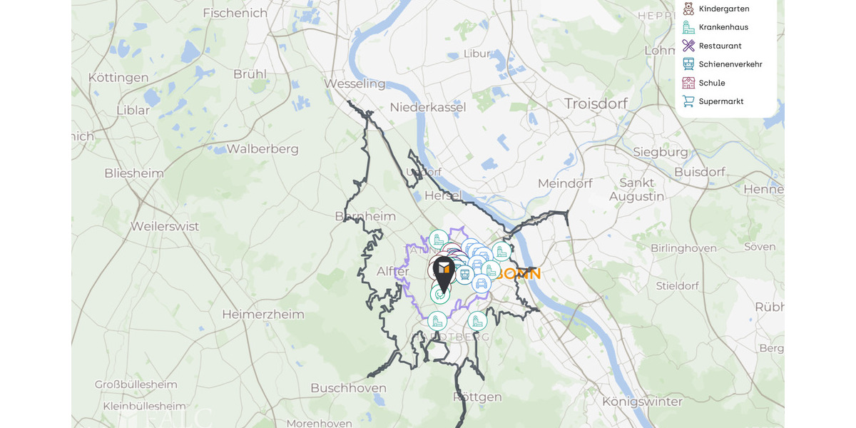 Etagenwohnung Bonn Dransdorf - 3 Zimmer, 115 m&sup2;, 349.000&euro; | Angebot:19954356