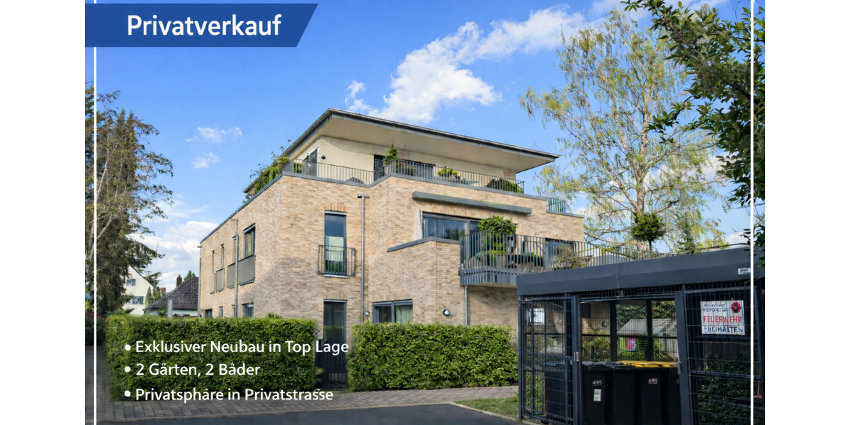 Exklusive Gartenwohnung im hochwertigen Neubau - Provisionsfrei 3 zimmer