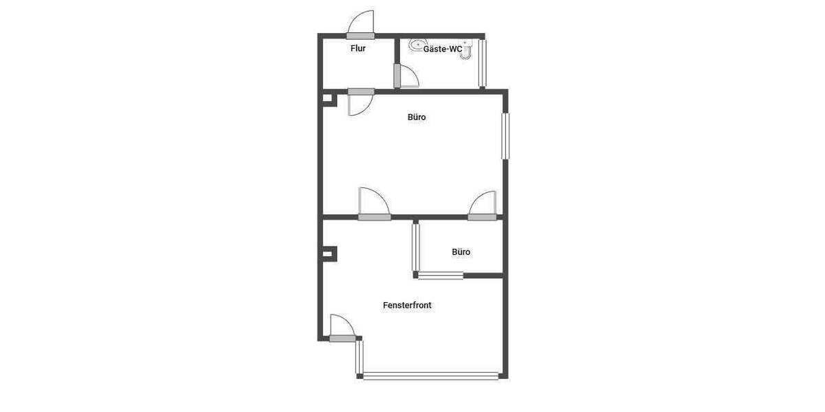 Gewerbeobjekt Sankt Augustin Niederpleis - 2 Zimmer, 50 m&sup2;, 65.000&euro; | Angebot:23745080