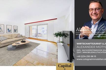 EXKLUSIVE 1,5-ZIMMER WOHNUNG IN KÖLN AM STADTWALD (BRAUNSFELD) MIT NEUWERTIGER KÜCHE 1 zimmer