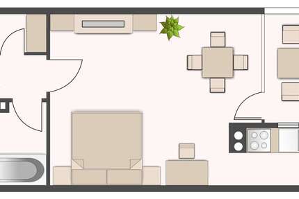 Wohnung zum Kaufen in Köln 139.000 € 40 m² 1 zimmer