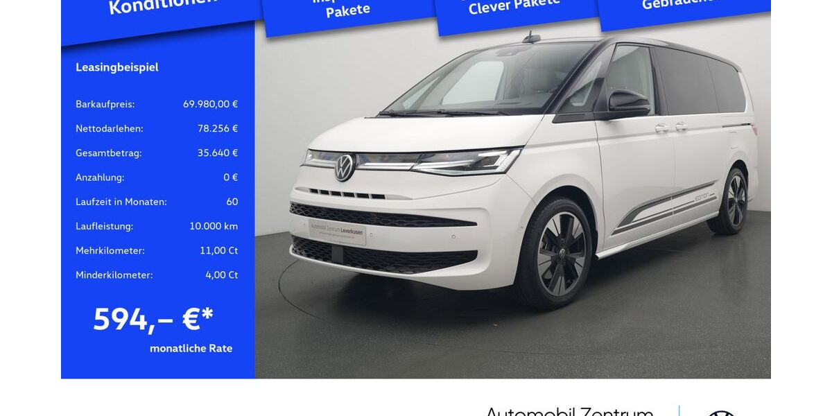 VW T7 Multivan 2.980 km 69.480 &euro; Leverkusen 51379
