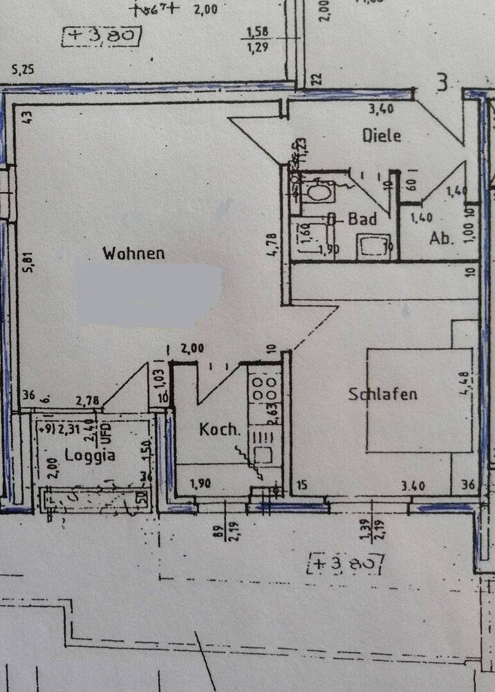 AlfterBonn * Komfort-Wohnung * Aufzug! * renoviert * SonnenLoggia * Stellplatz *Barrierearm*