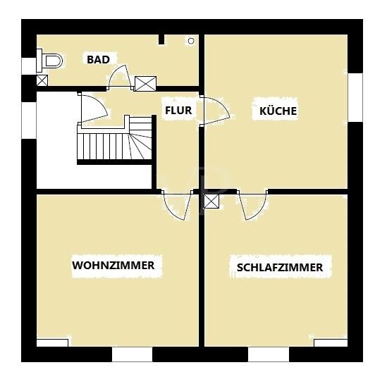Dachgeschoßwohnung Leichlingen (Rheinland) - 2 Zimmer, 55 m&sup2;, 900&euro; | Angebot:26221883