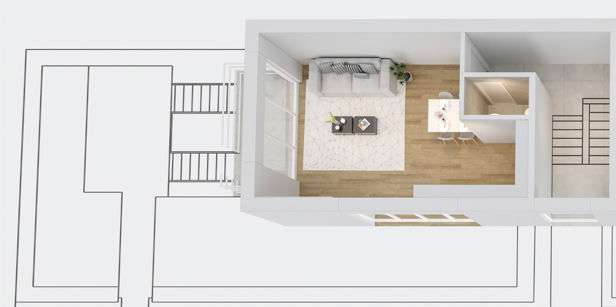Wohnung zum Kaufen in TROISDORF 269.000 € 49 m²