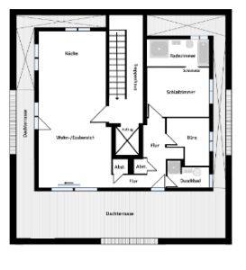 Penthouse Pur Viel Platz, viel Licht, beeindruckende Dachterrasse in Niederkassel-Mondorf - Einfamilienhaus Niederkassel | Angebot:27144538