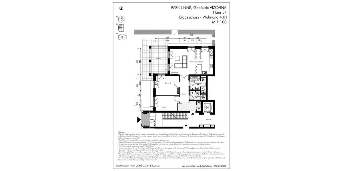 Etagenwohnung Köln Lindenthal - 3 Zimmer, 98 m&sup2;, 749.000&euro; | Angebot:26982506