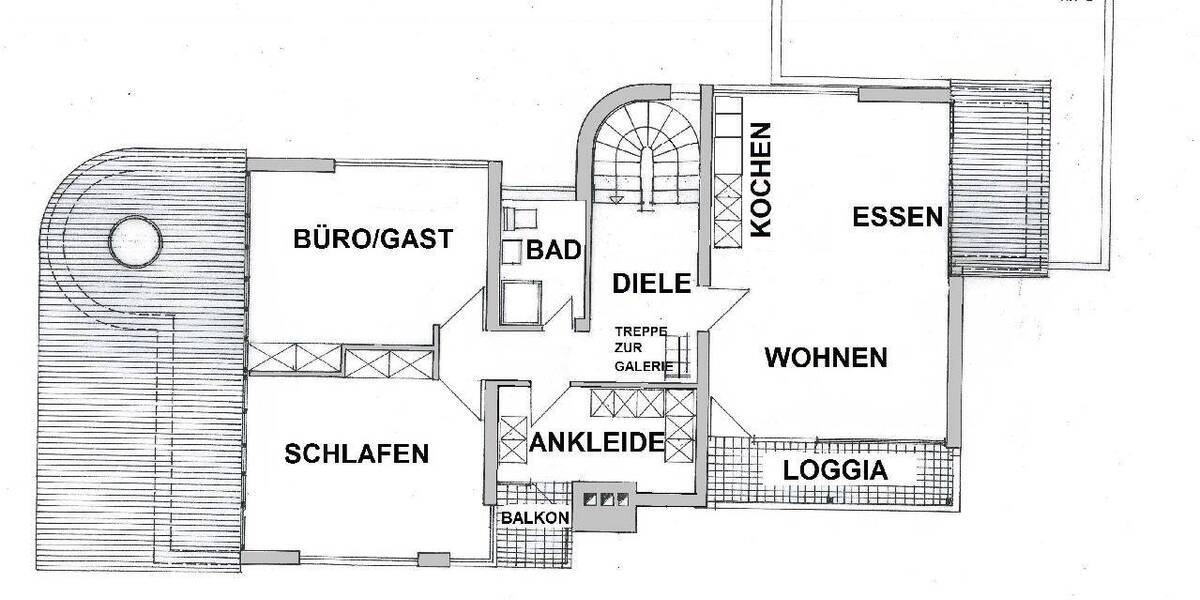 Etagenwohnung Köln Wahn - 4 Zimmer, 88 m&sup2;, 750&euro; | Angebot:26642082