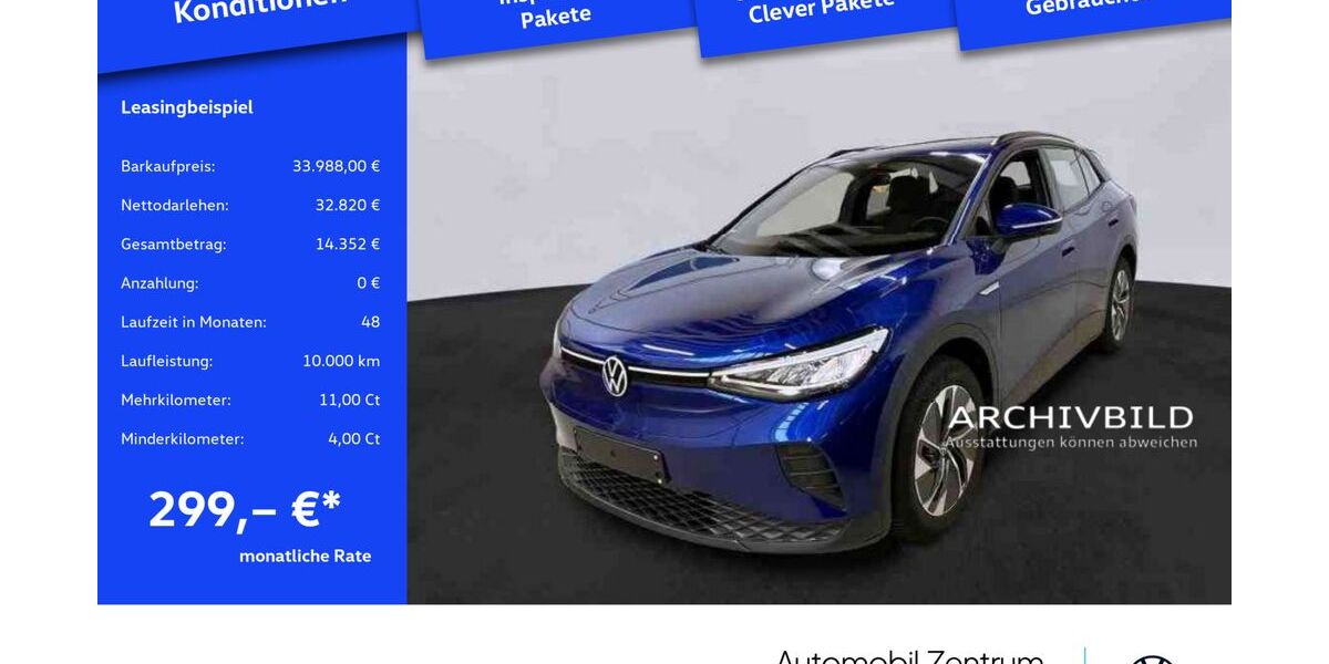 VW ID.4 8.567 km 33.988 &euro; Leverkusen 51379