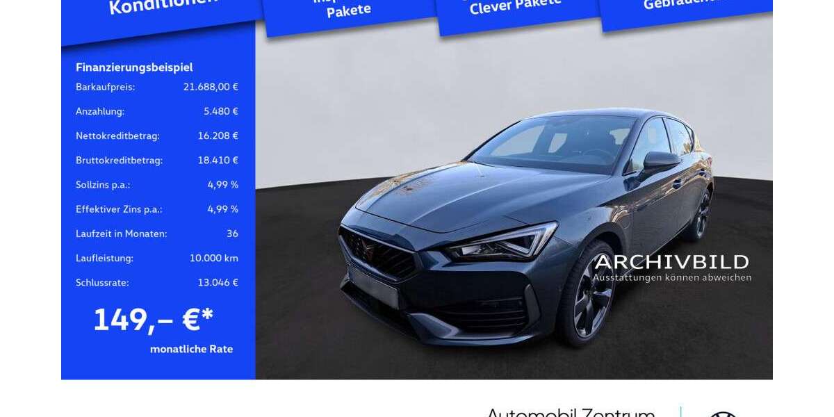 Cupra Leon 71.386 km 21.688 € Leverkusen 51379