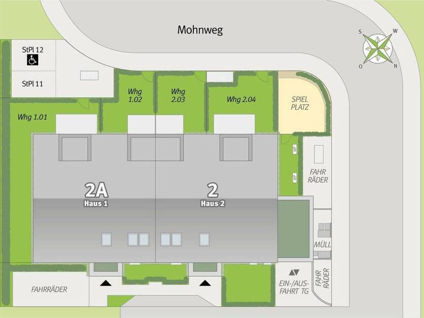 Moderne 2-Zimmer Dachgeschoßwohnung in Leverkusen-Hitdorf