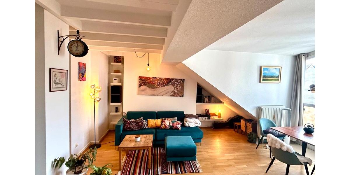 Dachgeschoßwohnung Köln Innenstadt - 2 Zimmer, 55 m&sup2;, 1.250&euro; | Angebot:25407456