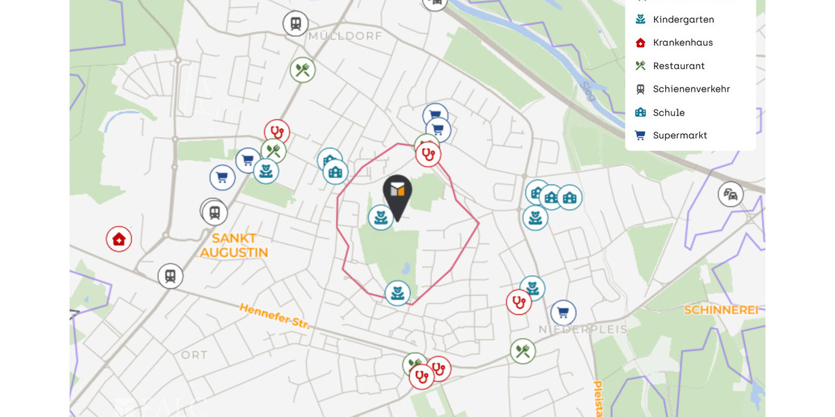 Etagenwohnung Sankt Augustin Niederpleis - 3 Zimmer, 80 m&sup2;, 199.000&euro; | Angebot:23733741