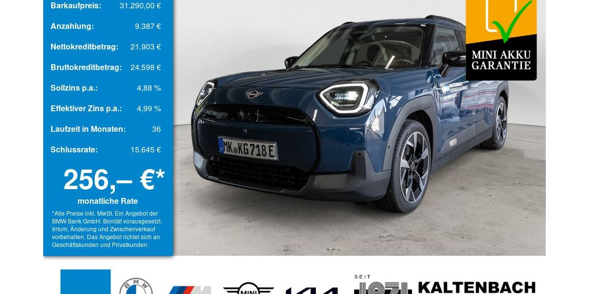 Mini Aceman E 8.900 km 31.290 &euro; Bergisch Gladbach 51469