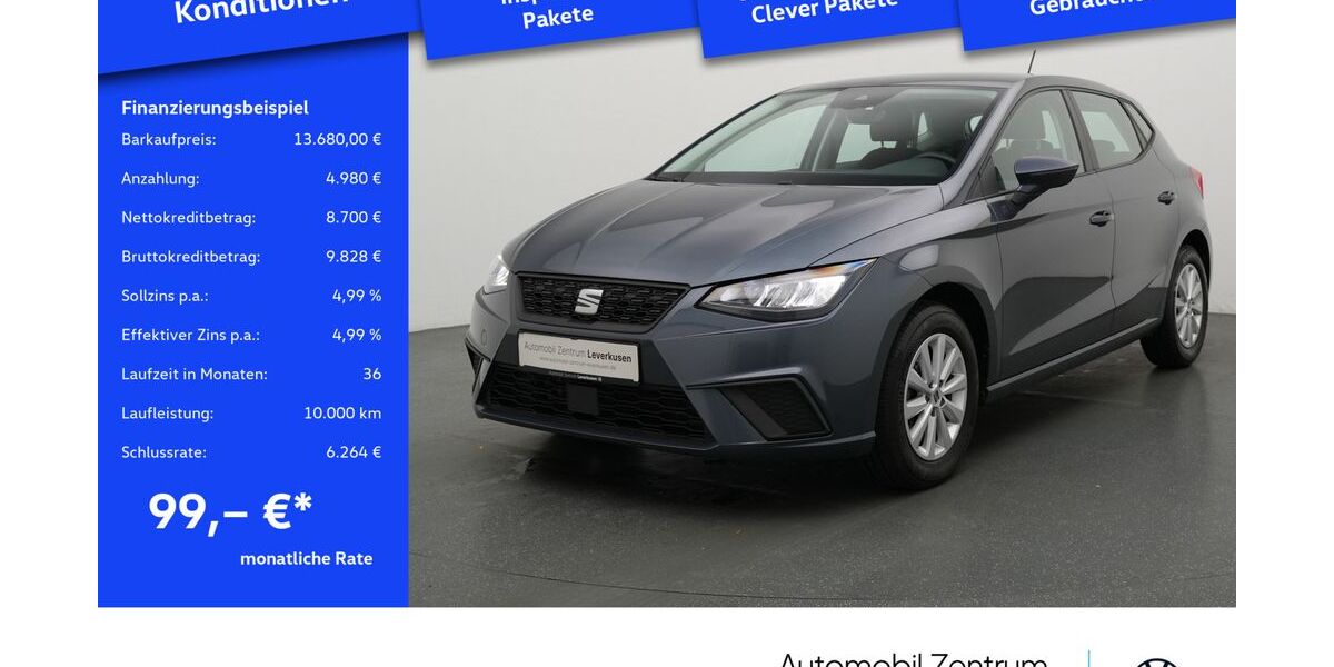 Seat Ibiza 47.133 km 13.480 &euro; Leverkusen 51379