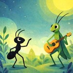 Die Ameise und der Grashüpfer