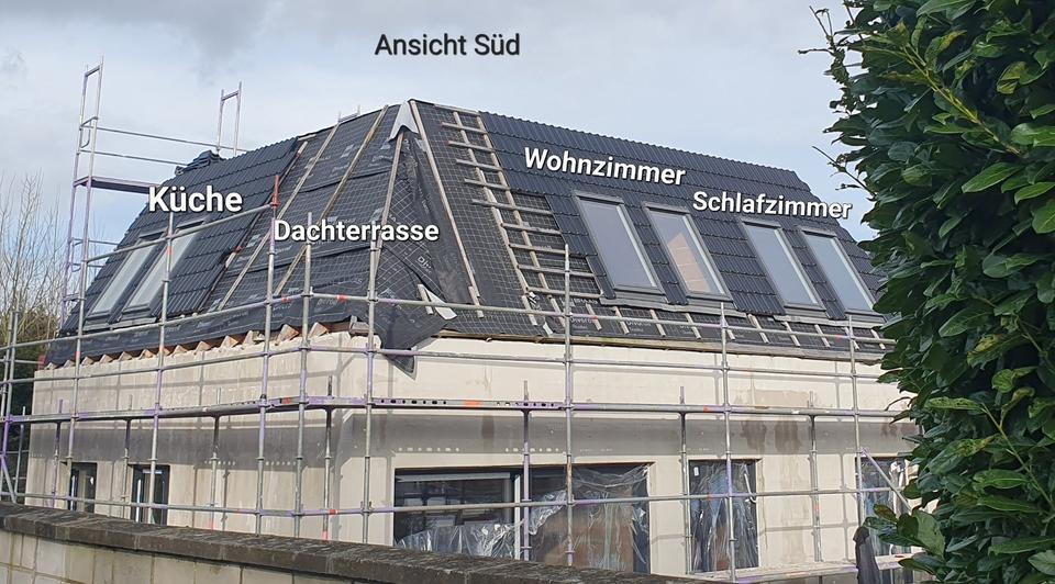 Glessen - Neubauprojekt: helle Dachgeschosswohnung in Toplage 2 zimmer