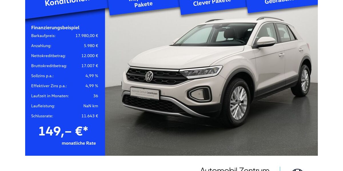 VW T-Roc 47.638 km 17.980 &euro; Leverkusen 51379