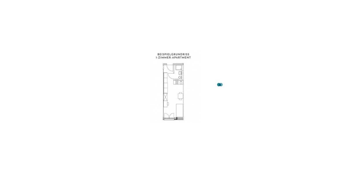 Etagenwohnung Köln Ehrenfeld - 1 Zimmer, 26 m&sup2;, 724&euro; | Angebot:24701010