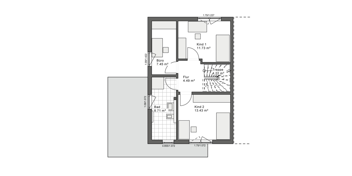 Doppelhaushälfte Elsdorf - 4 Zimmer, 100 m&sup2;, 1.699&euro; | Angebot:23817793