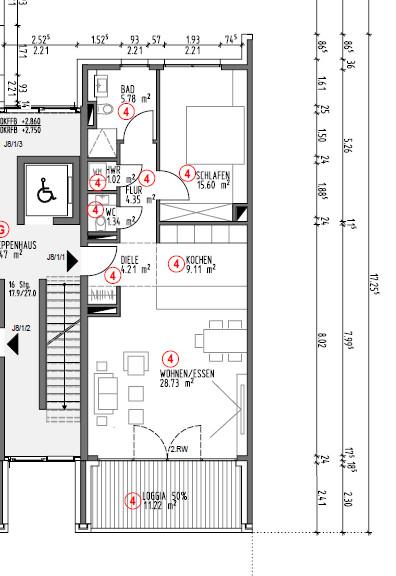 Etagenwohnung Bergisch Gladbach - 2 Zimmer, 82 m&sup2;, 1.190&euro; | Angebot:25444620