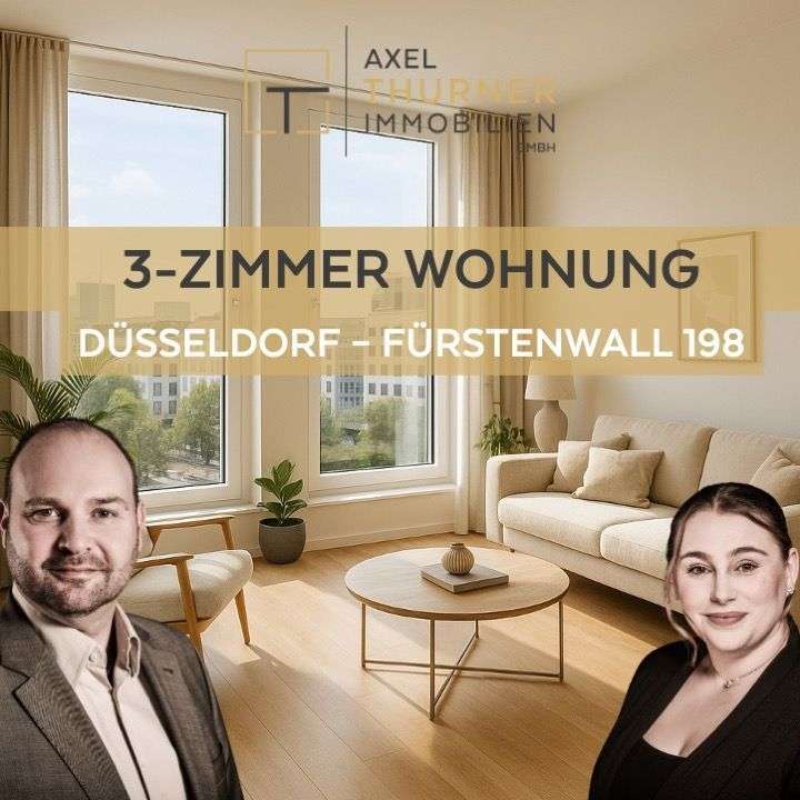 Wohnung zum Mieten in Düsseldorf 985 € 73 m² 3 zimmer
