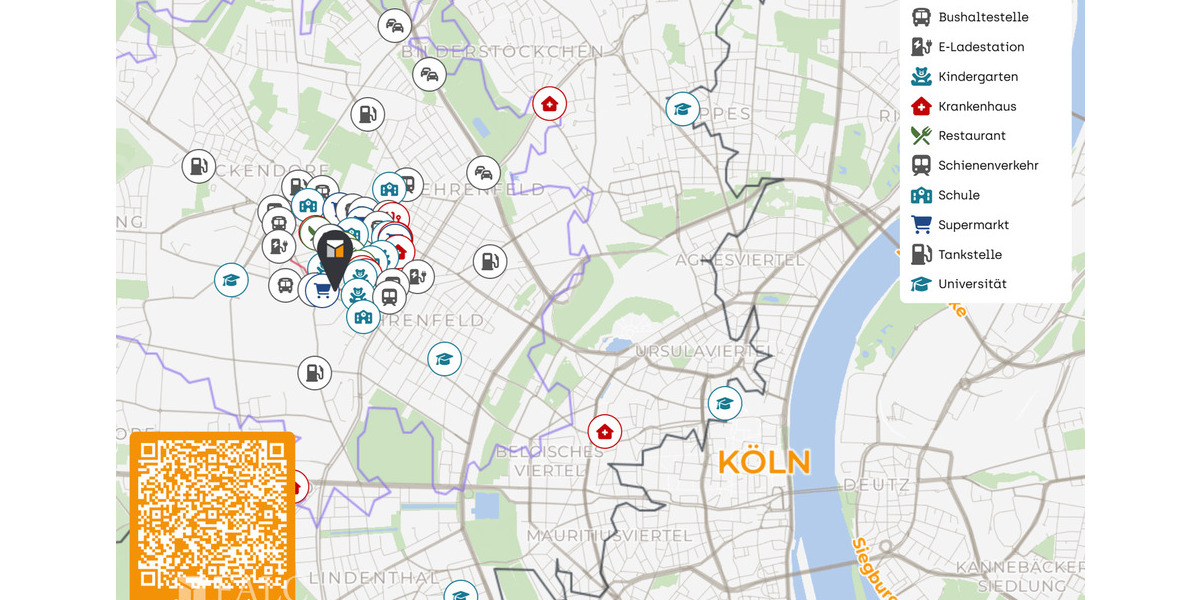 Mehrfamilienhaus, Wohnhaus Köln Ehrenfeld - 3 Zimmer, 919 m&sup2;, 2.475.000&euro; | Angebot:24748807