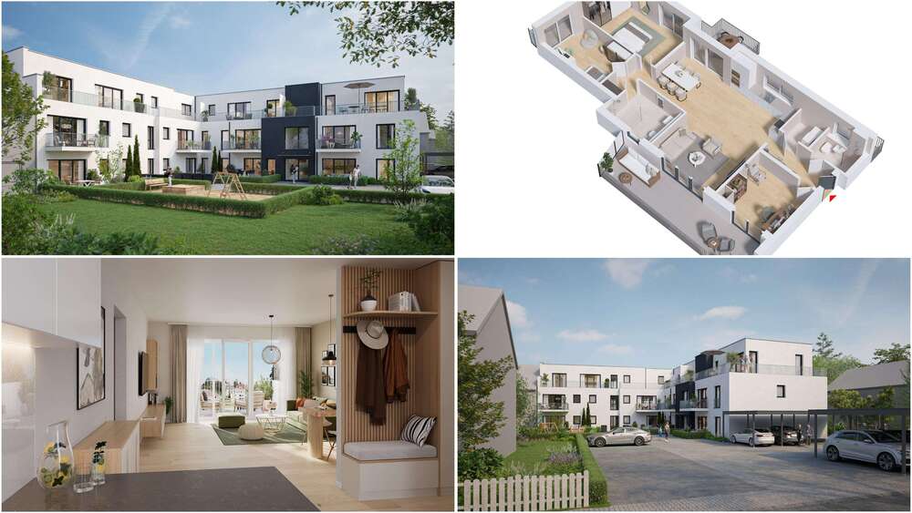 Etagenwohnung Bergisch Gladbach Lustheide - 4 Zimmer, 130 m&sup2;, 806.000&euro; | Angebot:24815867