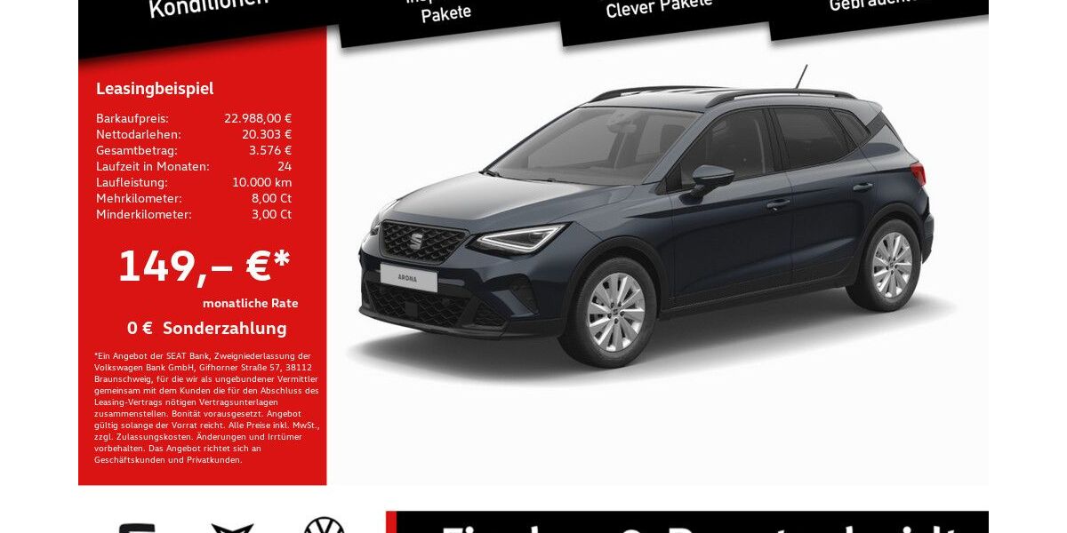 Seat Arona 16.264 km 22.988 &euro; Lohmar 53797