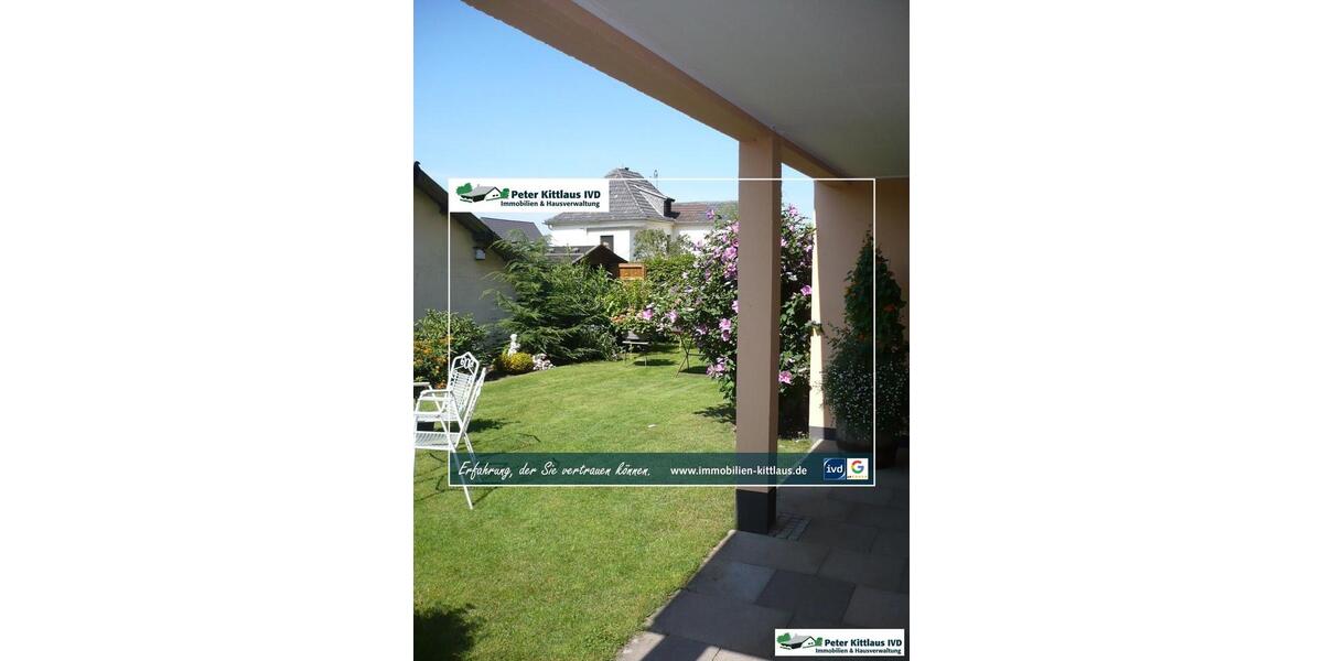 KEIN HAUPTWOHNSITZ ,NUR FÜR BERUFSPENDLER! Siegburg: schöne, möblierte Terrassenwohnung im sonnigen Kaldauen! 2 zimmer