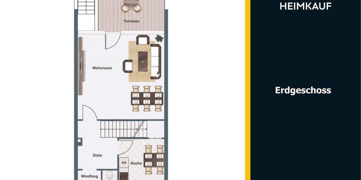 Reihenendhaus Frechen Königsdorf - 4 Zimmer, 92 m&sup2;, 429.000&euro; | Angebot:25360882