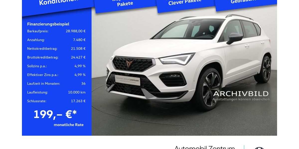 Cupra Ateca 47.038 km 28.988 € Leverkusen 51379