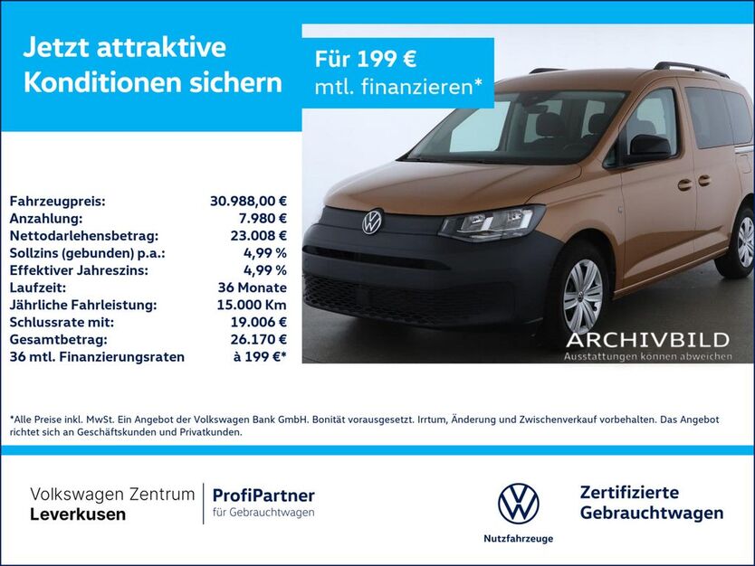VW Caddy 8.761 km 31.988 € Leverkusen 51379