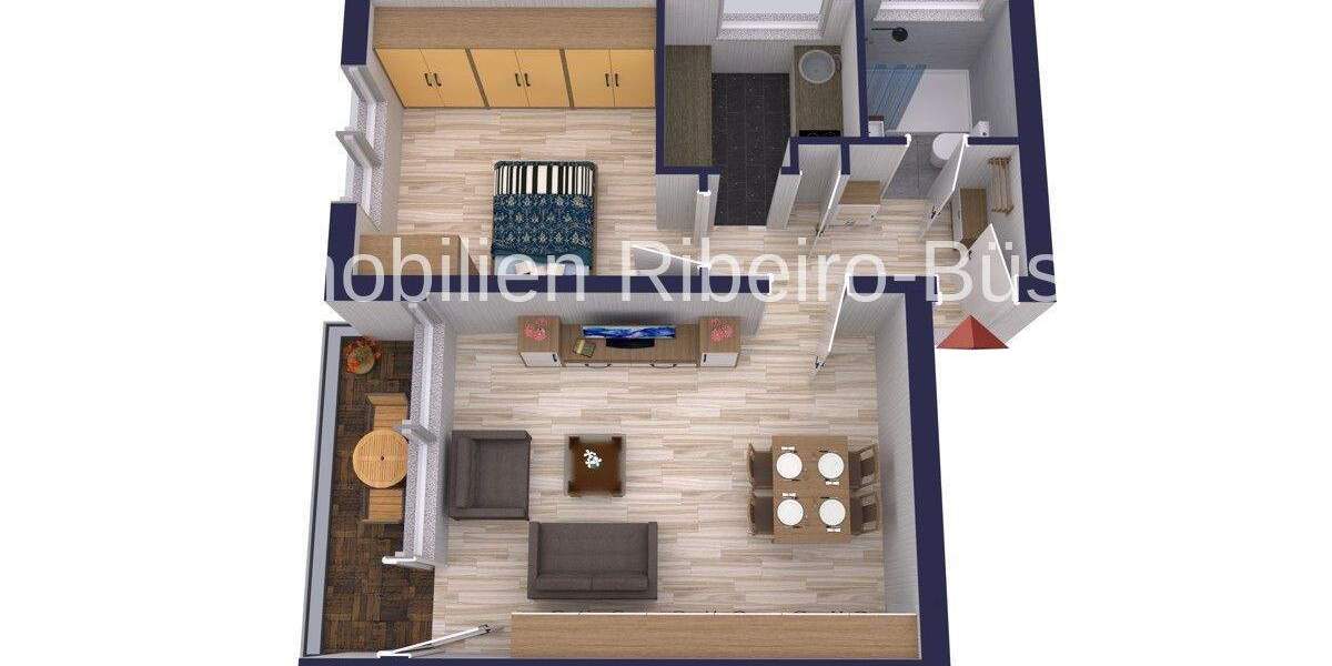 Etagenwohnung Köln Weiß - 2 Zimmer, 47 m&sup2;, 239.000&euro; | Angebot:24780587