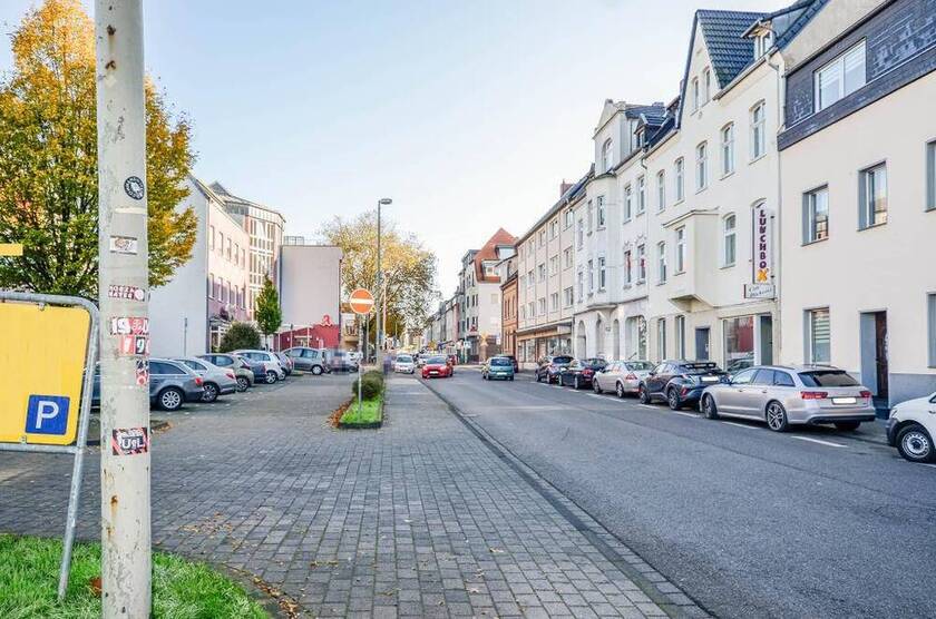 Baugrundstück für Wohn-Geschäftshaus in Küppersteg * direkte S-Bahnnähe * Baugenehmigung liegt vor