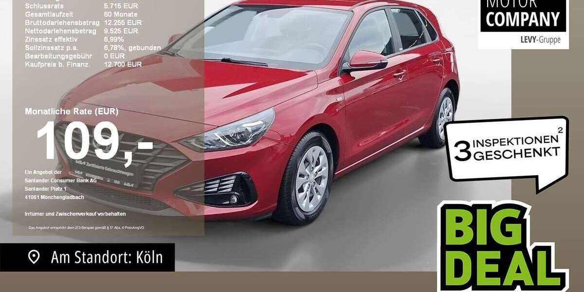 Hyundai i30 85.000 km 13.700 &euro; Köln 50968