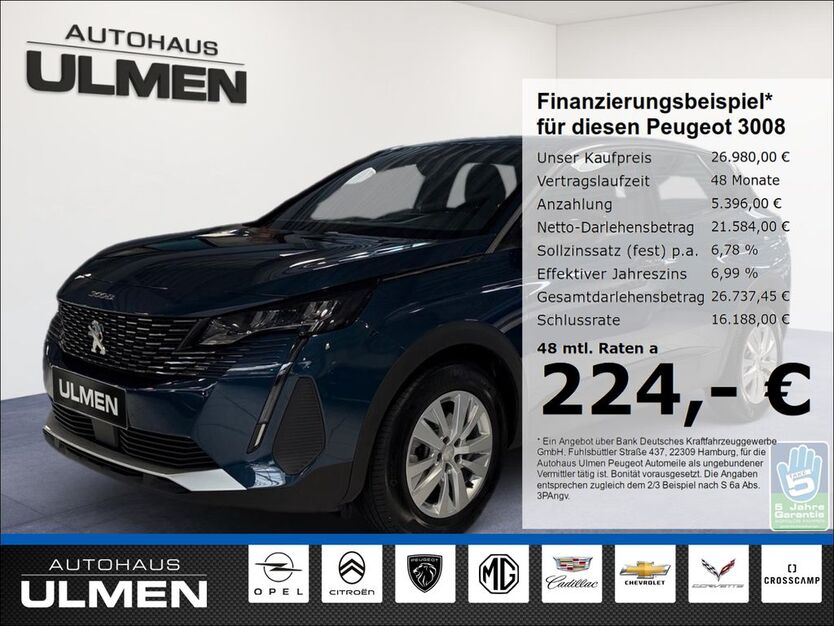 Peugeot 3008 20.671 km 26.980 € Düsseldorf 40233