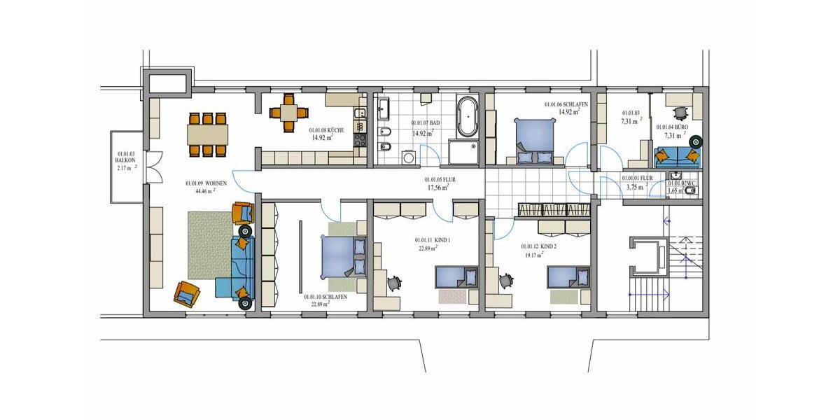 Etagenwohnung Köln Porz - 6.5 Zimmer, 199 m&sup2;, 950.000&euro; | Angebot:26945049