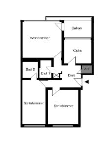 Attraktive 3-Zimmer-Eigentumswohnung in zentrumsnaher Rheinlage - 3- Bonn - Castell Castell | Angebot:25370821