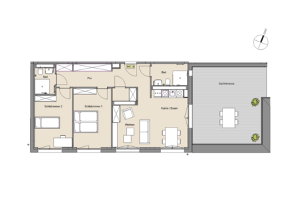 Wohnung Leverkusen Alkenrath - 3 Zimmer, 100 m&sup2;, 1.492&euro; | Angebot:26777278