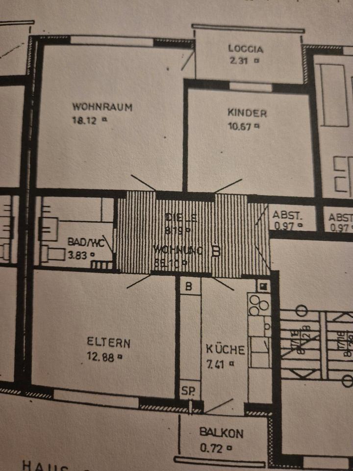 Eigentumswohnung 3 Zimmer in Garath
