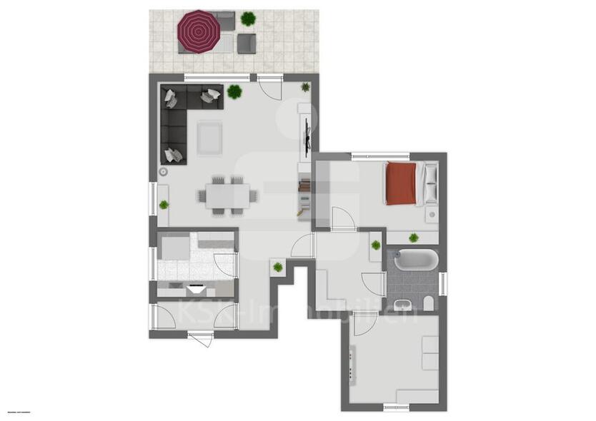 Single Wohnung in Burscheid- Hilgen! zimmer
