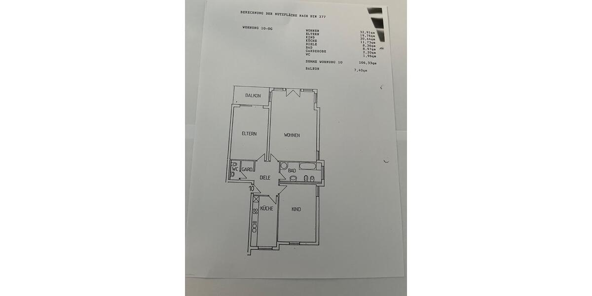 Helle, gut geschnittene 3-Zimmer-Wohnung mit Balkon in Sindorf 3 zimmer