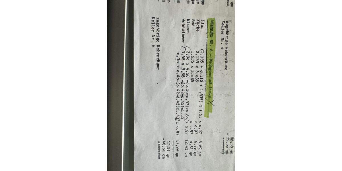 Etagenwohnung Bergisch Gladbach Heidkamp - 2 Zimmer, 48 m&sup2;, 150.000&euro; | Angebot:25292614