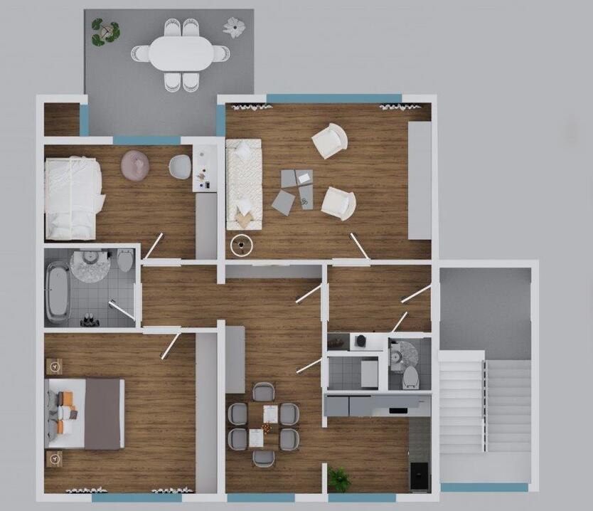 Sanierte Wohnung mit moderner Heiztechnik Bonn - KFW Darlehen 120.000 EUR + Zuschuß 18.000 EUR
