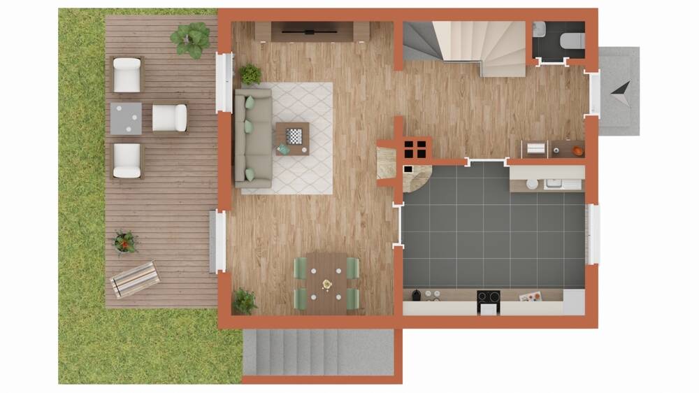 Doppelhaushälfte Köln / Merheim Merheim - 3 Zimmer, 84 m&sup2;, 335.000&euro; | Angebot:26218102