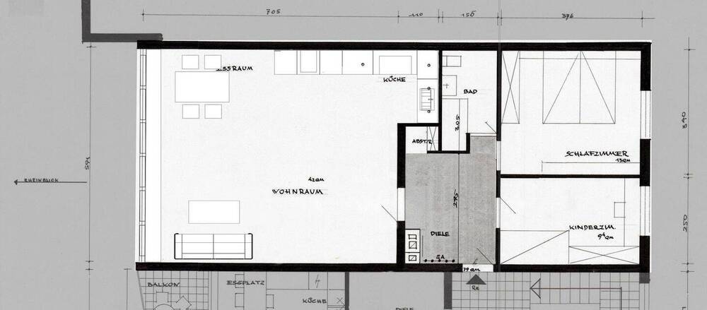 Wohnung mit exklusivem Rheinblick direkt vom Eigentümer aus Familienbesitz