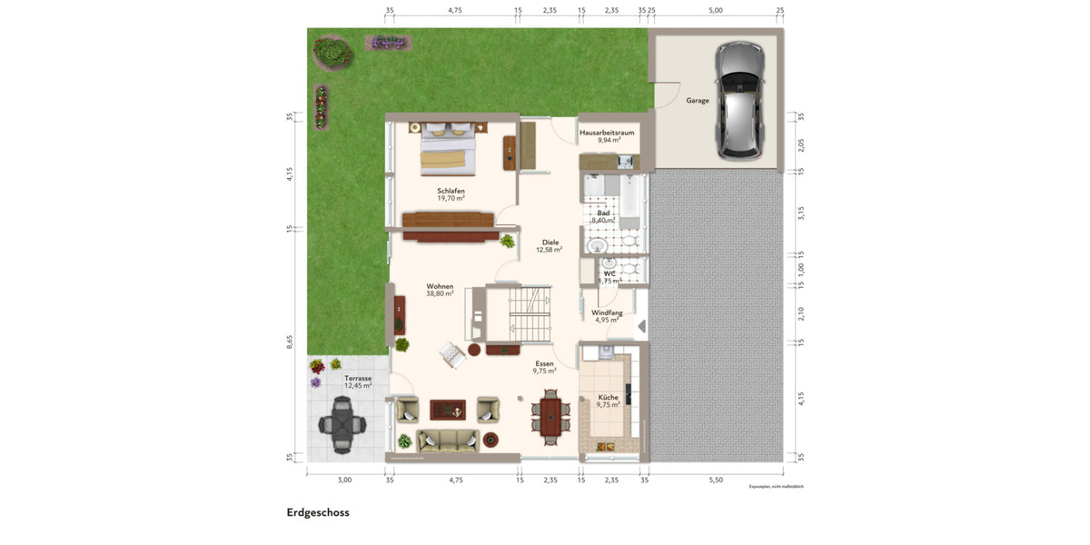 Einfamilienhaus Köln Wahn - 4 Zimmer, 186 m&sup2;, 530.000&euro; | Angebot:23161873
