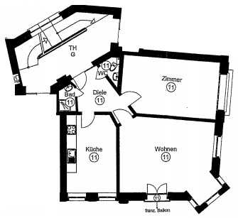 Helle Eigentumswohnung in Mülheim *sofort bezugsfrei* 2 zimmer