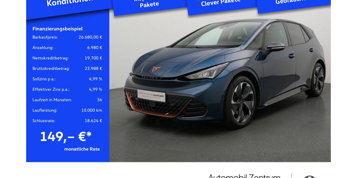 Cupra Born 24.116 km 24.980 € Leverkusen 51379